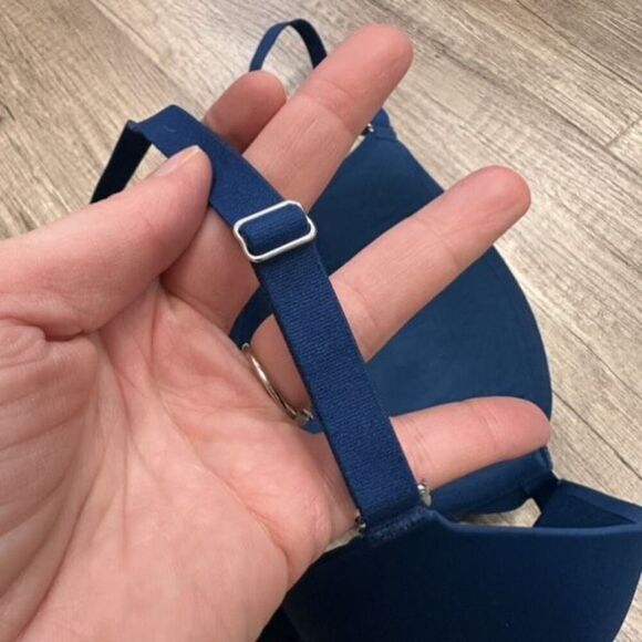 Soma Memorable Full Coverage T-Shirt Bra Dark Teal Blue Bra Size 38B - Picture 5 of 9